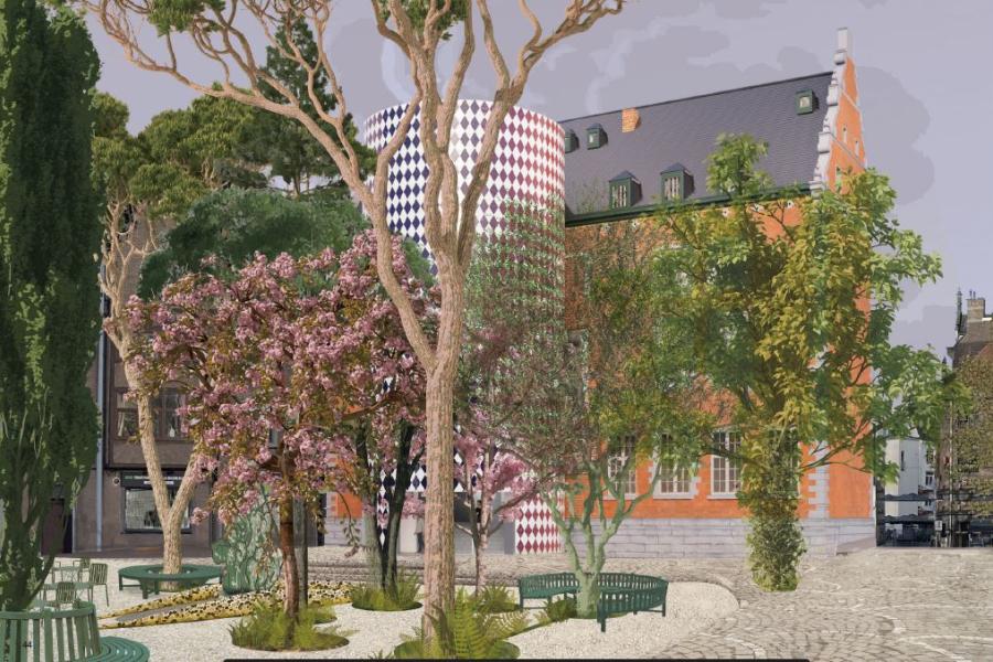 Ontwerp aanbouw historisch stadhuis