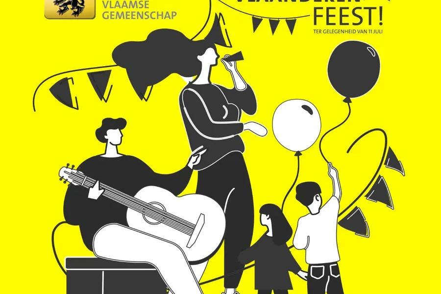 affiche Vlaanderen Feest