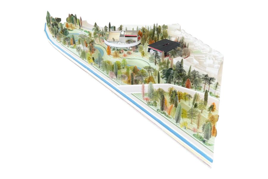 Render omgeving nieuwe sporthal  (c) Bel architecten bvba