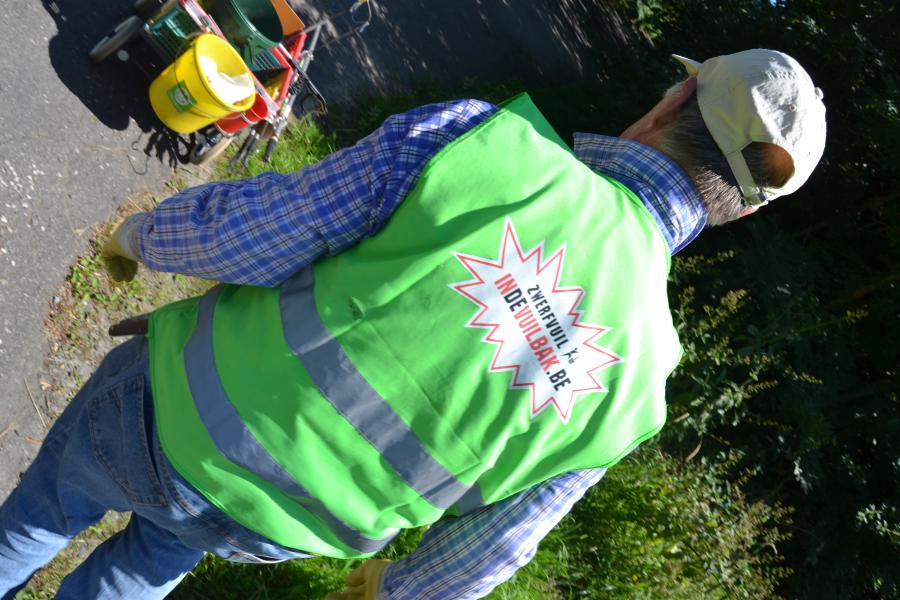 zwerfvuil verzamelen