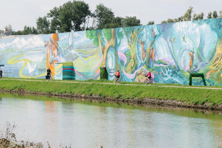 Graffitimuur Pacapime (c) Kevin Faingnaert 