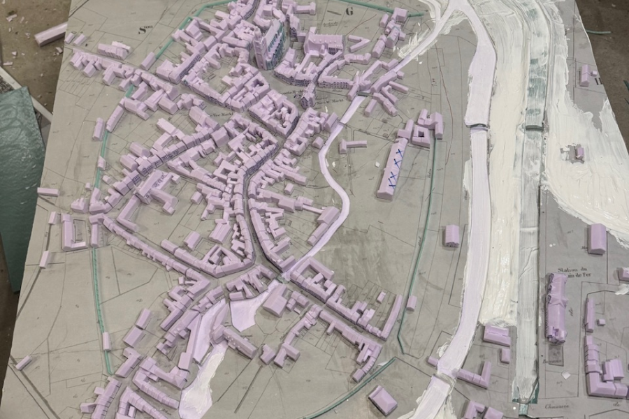 Voorontwerp stadsmaquette