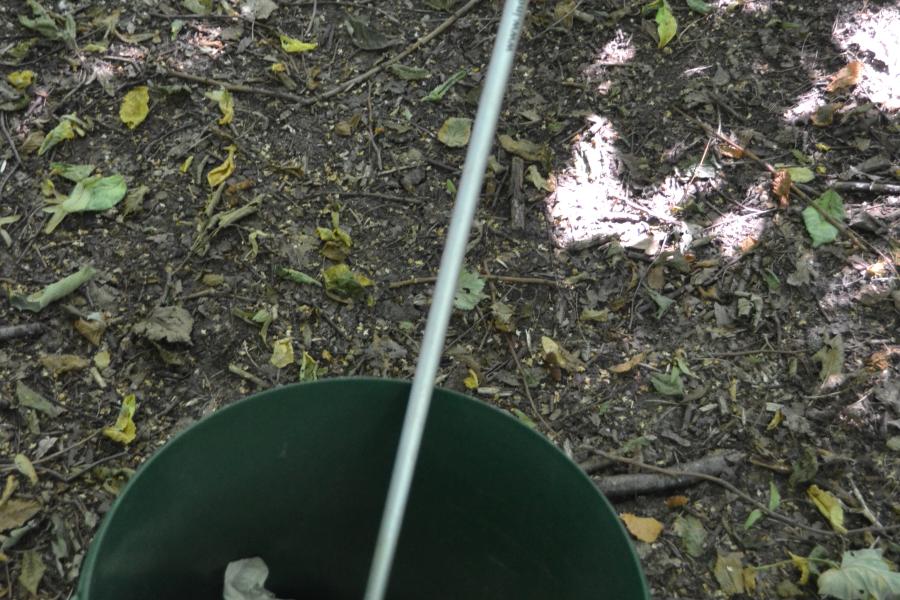 zwerfvuil verzamelen