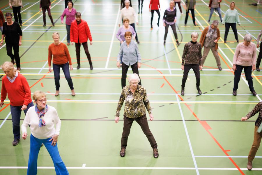 Dansende senioren