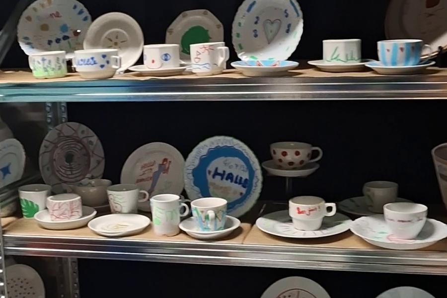 Beschilderd porselein