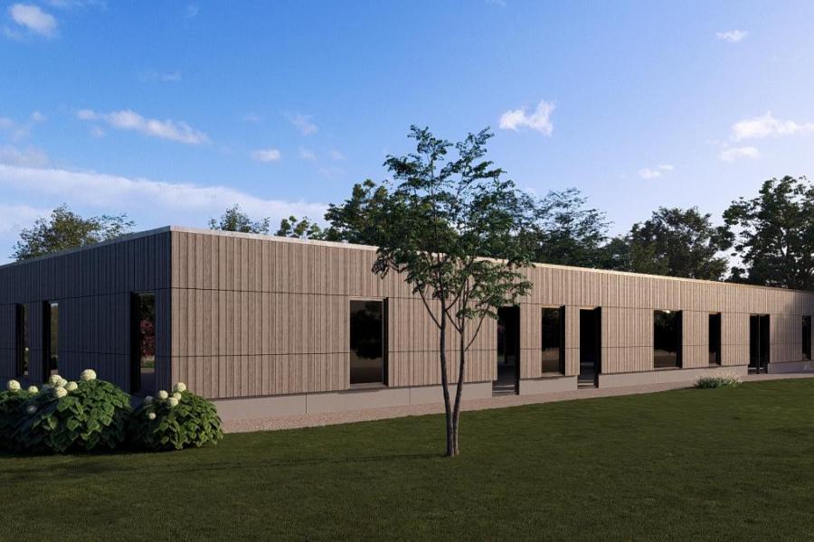 Render scoutslokalen