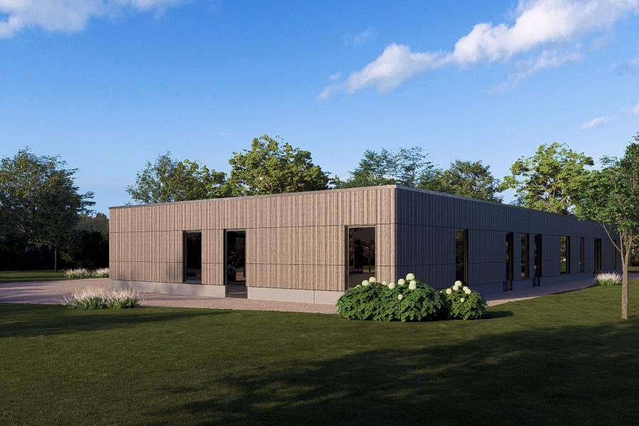 Render scoutslokalen