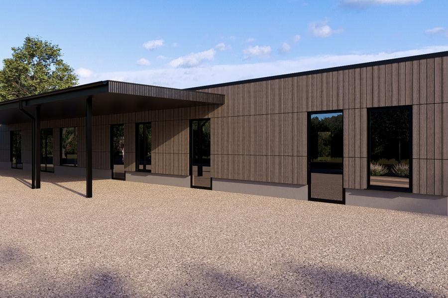 Render scoutslokalen