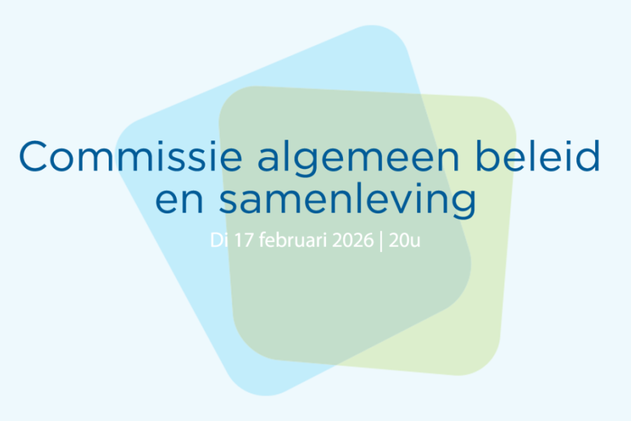 Startscherm commissie algemeen beleid en samenleving
