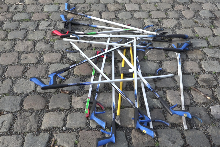 zwerfvuil rapen