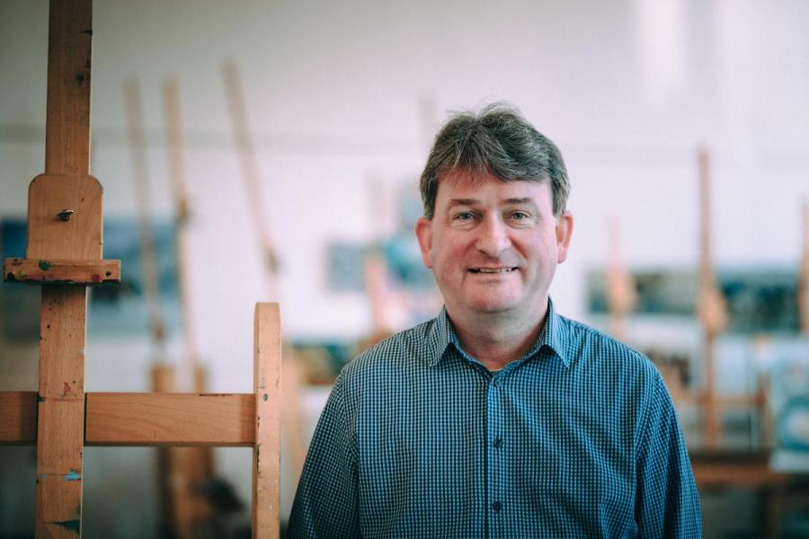 Directeur Stijn Hanssens van de Kunstacademie (c) Bert Blondeel