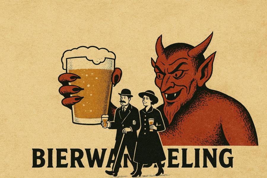 Interactieve bierwandeling "Zit de Duivel in ons bloed?" © Copilot