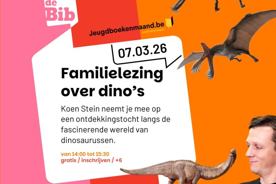 Over dino's - familielezing © bib