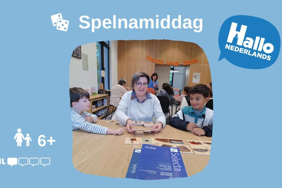 Hallo Nederlands - Spelnamiddag (6+) © dienst Gelijke Kansen Stad Halle