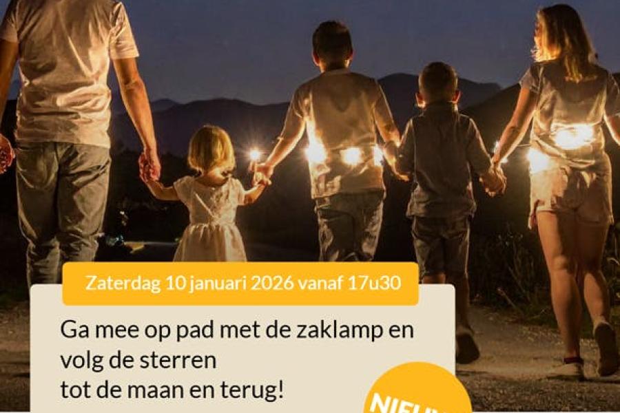 Lichtjeswandeling 'Tot aan de maan en terug' © Gezinsbond VZW