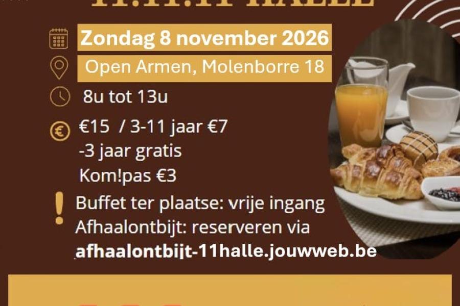 Ontbijt en Afhaalontbijt 11.11.11-Halle © Ha11e