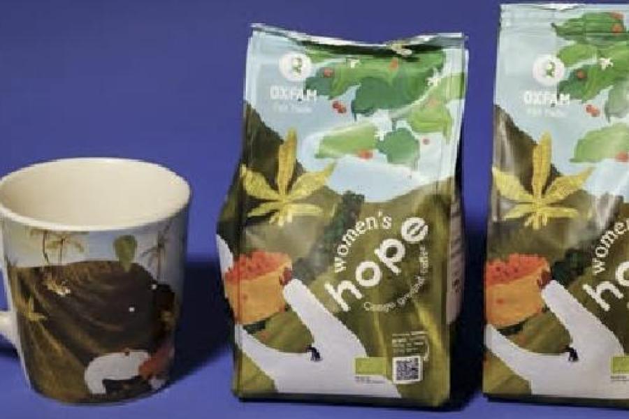 Ruilactie en koffieproeverij © Oxfam Zennevallei