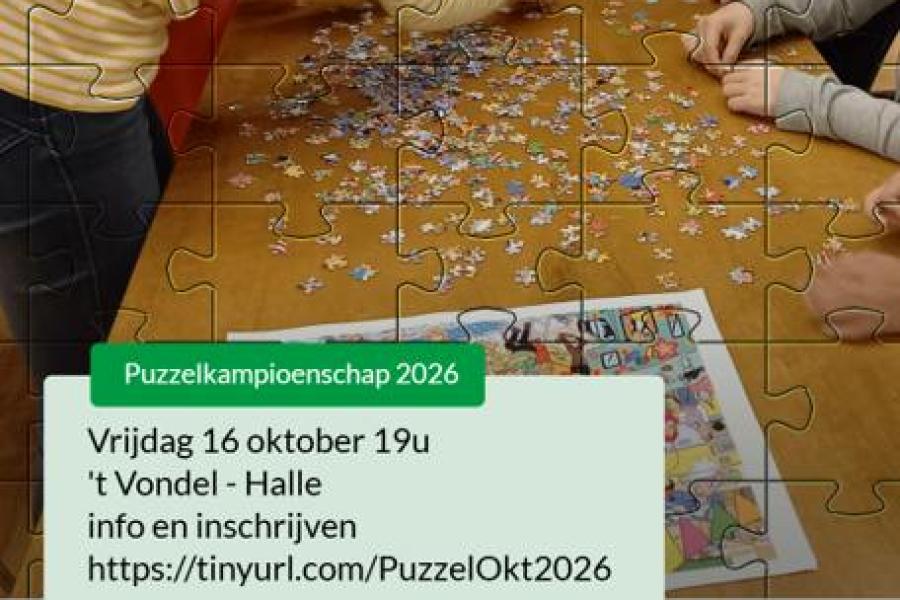 Puzzelkampioenschap 2026 © Gezinsbond VZW