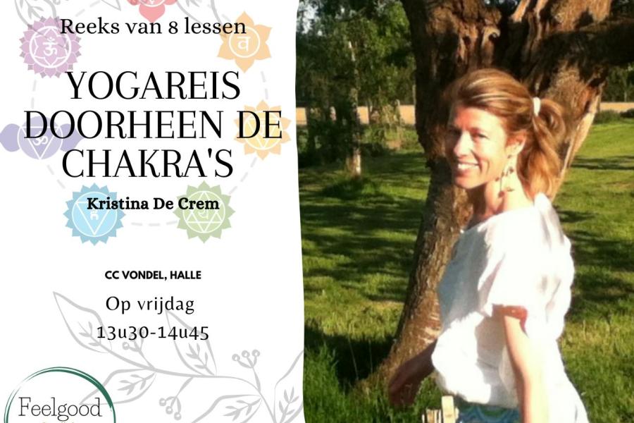 Yogareis doorheen de chakra's (8 lessen) © Silvia Van Boeckel