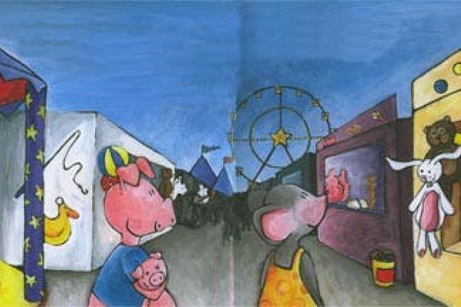 Miep en Moos op de kermis Zomer 2 - 2026 © Panta Rhei vzw