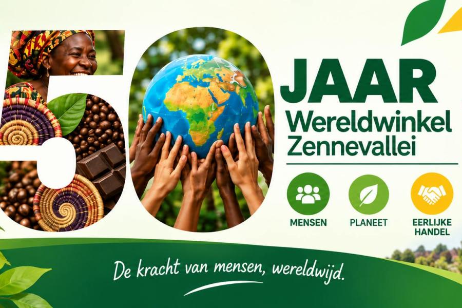Zoektocht 50  jaar Oxfam Zennevallei - 15 Faire Gemeente Halle © Oxfam Zennevallei