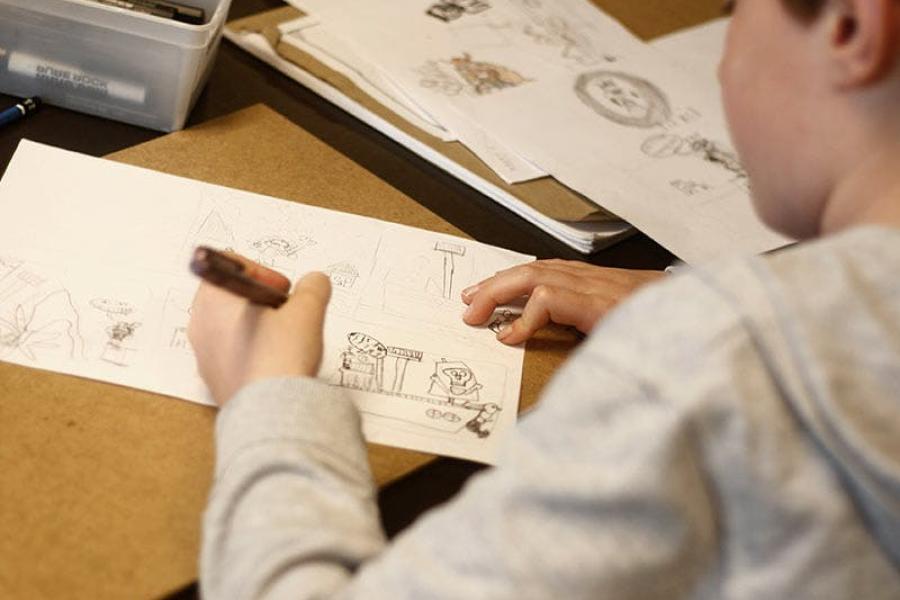 STRIPTEKENEN | 6-12 jaar © Villa Basta vzw