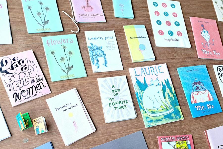 Zines maken - Helene Lespagnard & Charlotte Vandeputte © onbekend