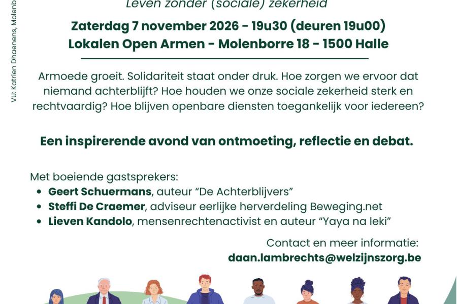 Volksparlement - Solidariteit & Armoede: leven zonder (sociale) zekerheid © Welzijnszorg vzw