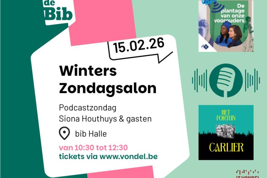 Winters zondagsalon: podcastzondag © bib