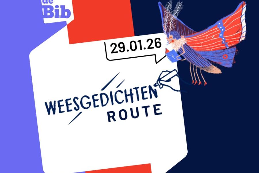 Poëzieweek:  weesgedichtenroute © bibhalle