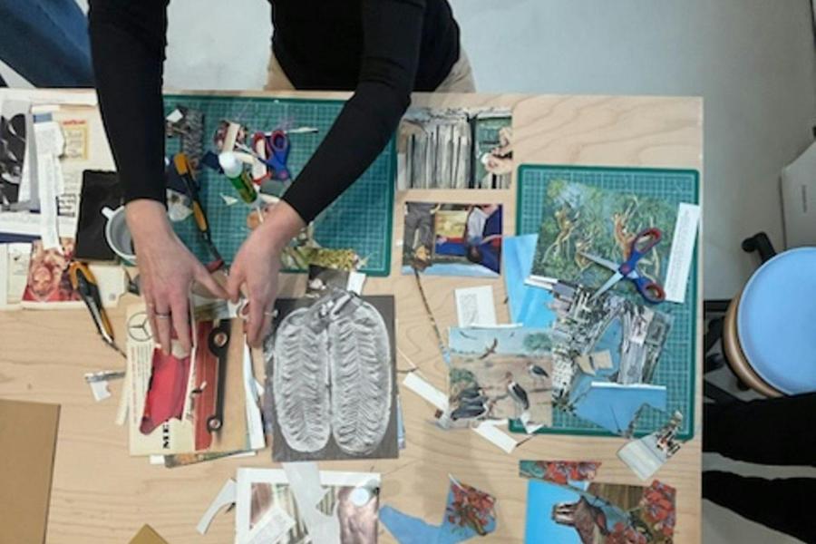 Collageworkshop - Coupee Collage Collective © onbekend