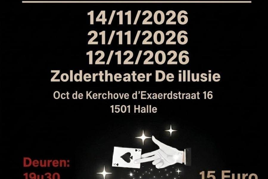 Goochelshow "Magie uit liefde" © Jens steenhoudt