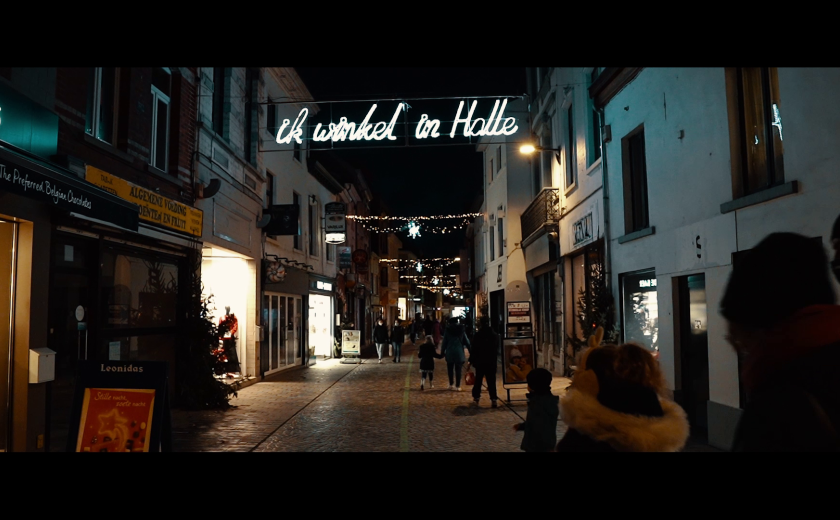 Kerstsfeer Basiliekstraat