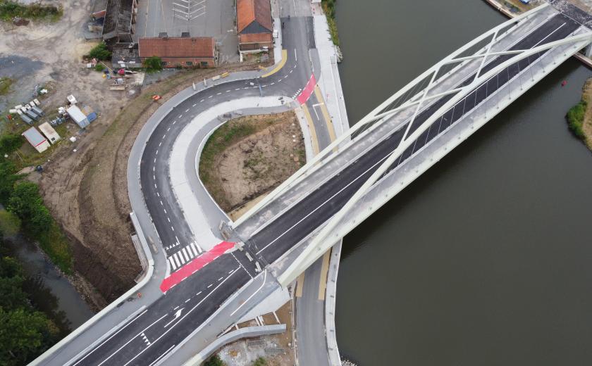 Bovenaanzicht afslag Suikerkaai