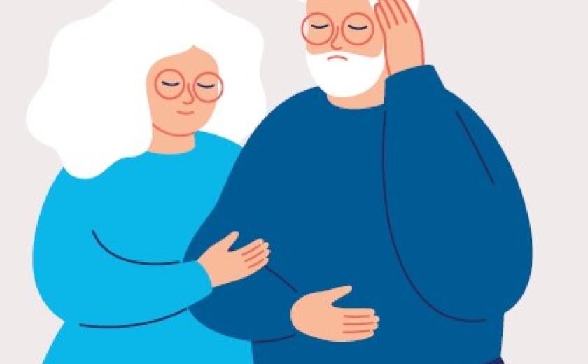 tekening ouder koppel