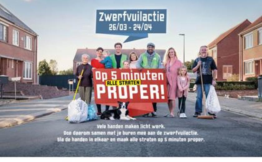 affiche zwerfvuilactie