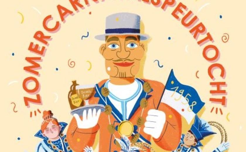 affiche zomercarnavalspeurtocht