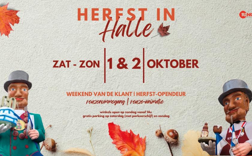 affiche herfst in Halle