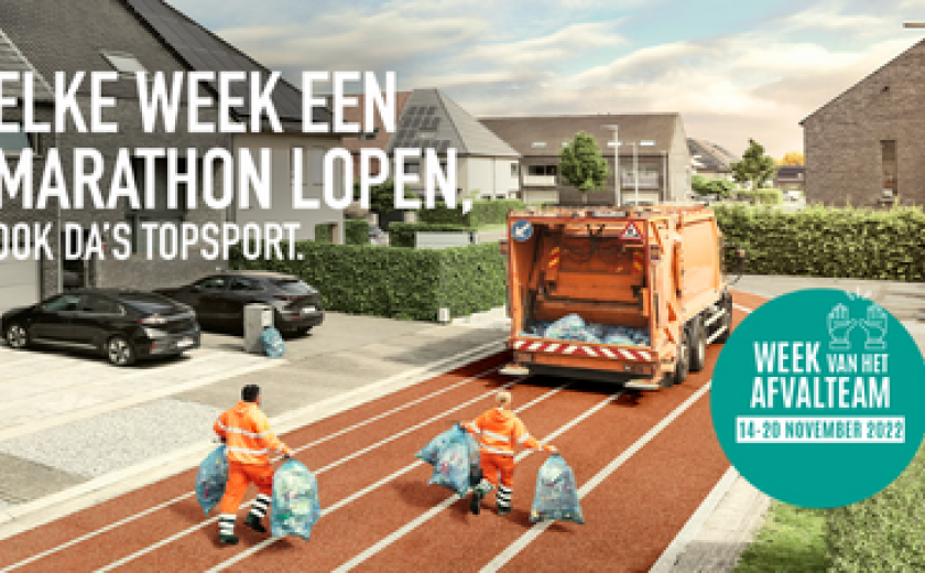 Affiche week van het afvalteam