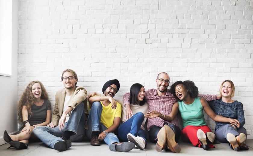 groep mensen met een verschillende nationaliteit