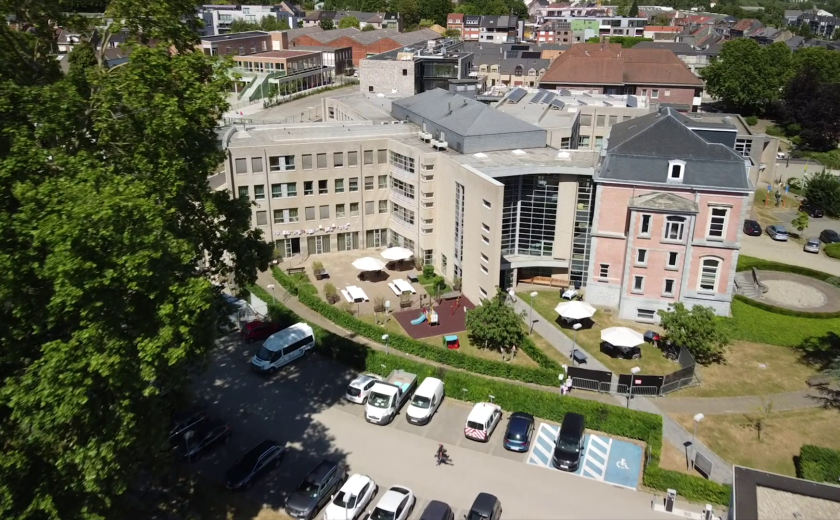 Luchtbeeld sociale campus