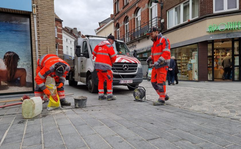 Uitvoeringsdienst aan het werk