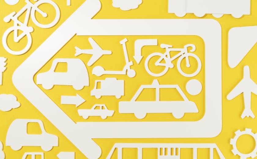 afbeeldingen van verschillende transportmiddelen