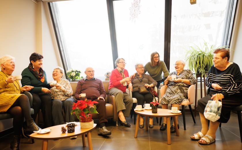 Bezoekers maken plezier