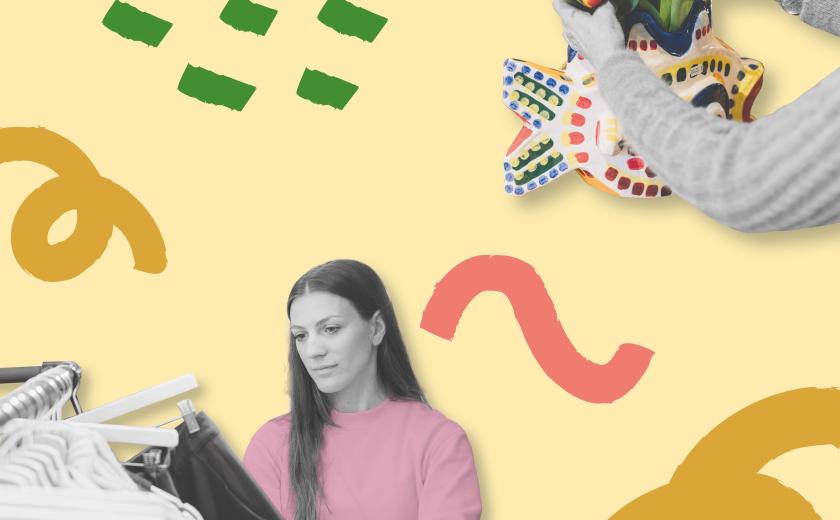 Affiche Lente shopping