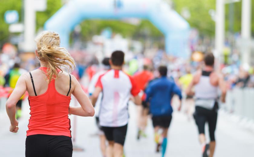 Lopers op de duatlon