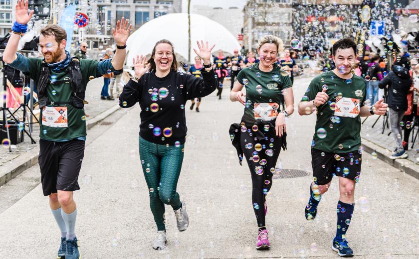 Deelnemers Kom op tegen Kanker Run