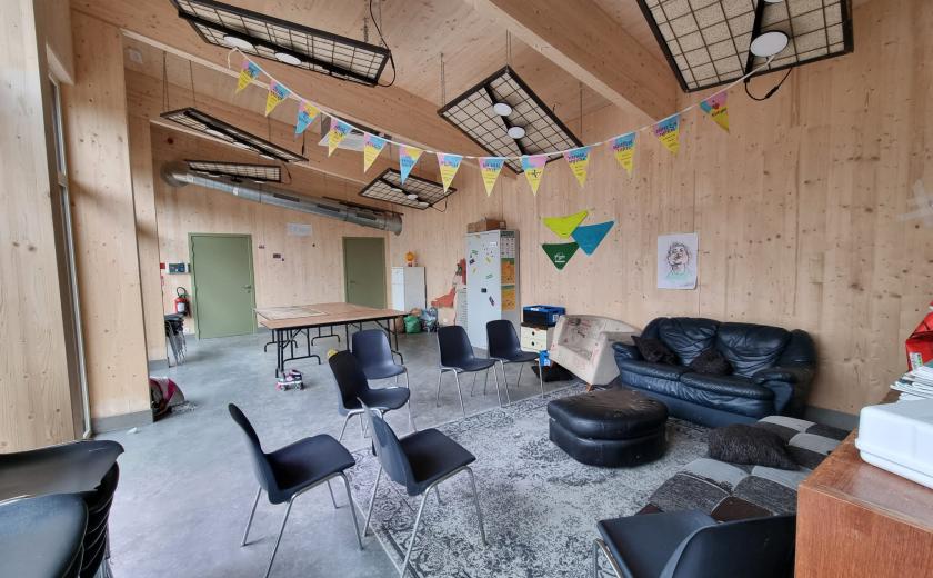 één van de nieuwe lokalen