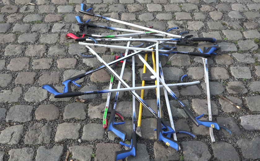 zwerfvuil verzamelen