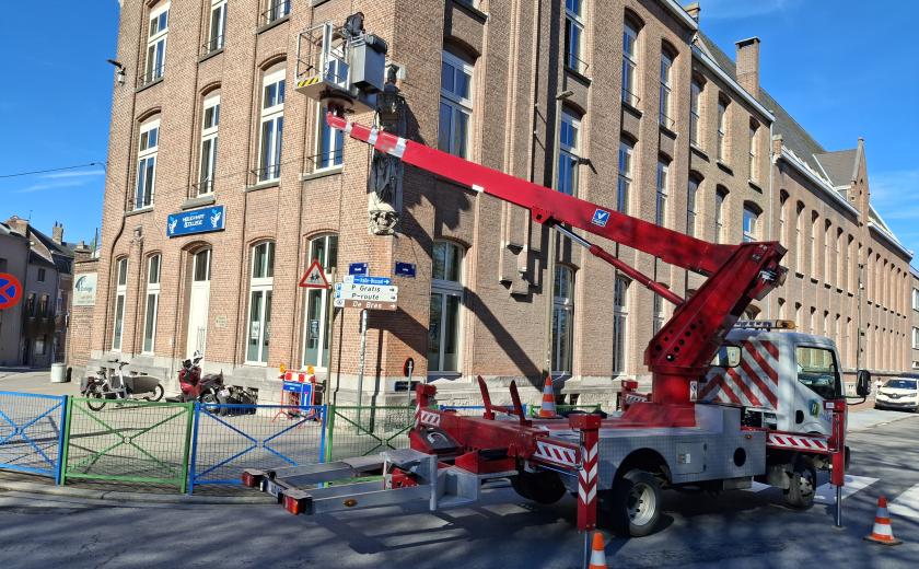 Arbeiders aan het werk